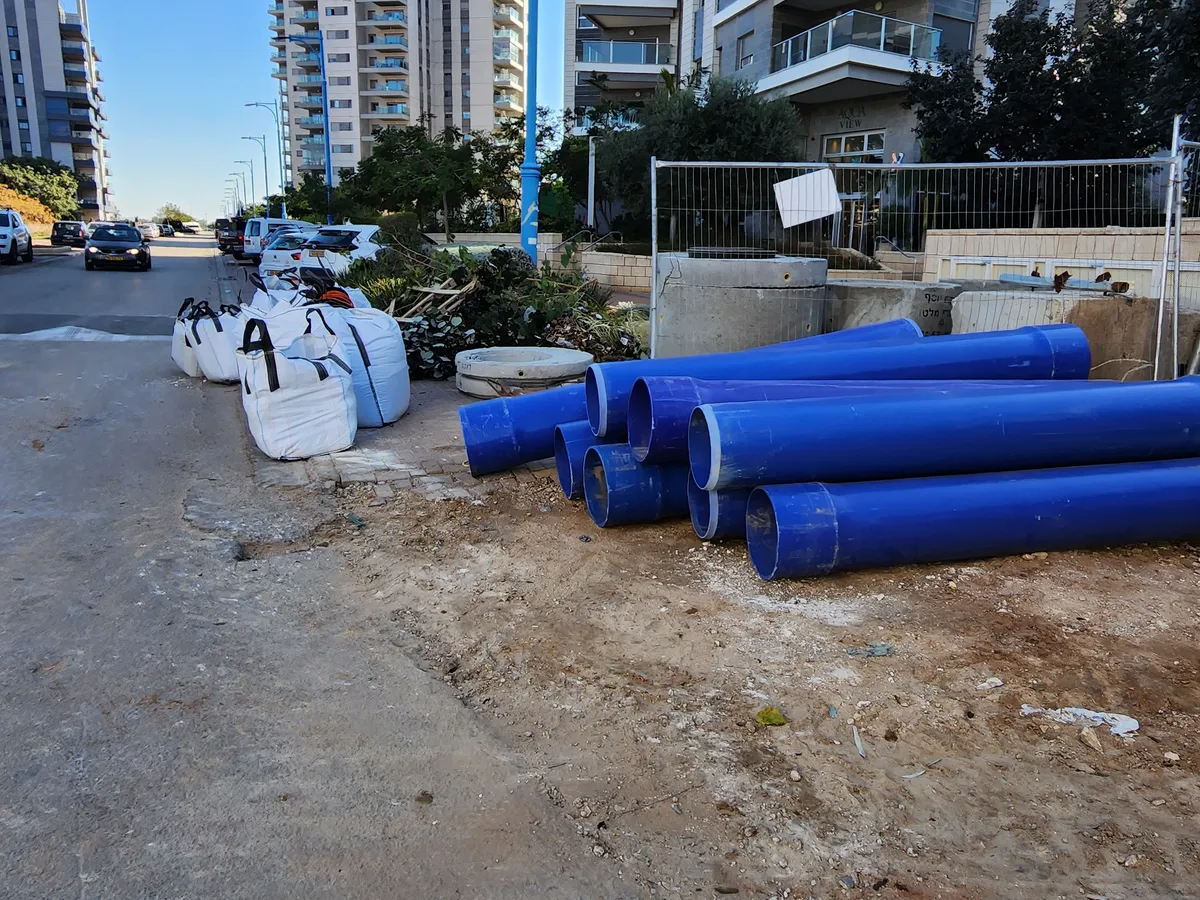 בור חלחול פולימר – ביצוע בשטח