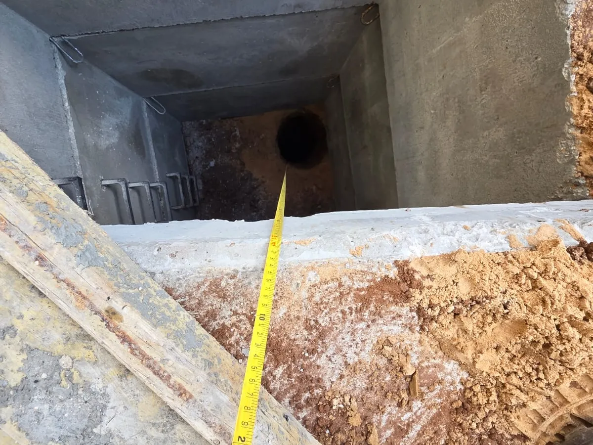 בור חלחול מקצועי – תוצאה סופית